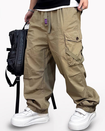 Retro Baggy Streetwear Wide Leg Cargo Pants
