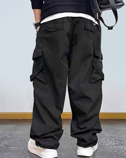 Retro Baggy Streetwear Wide Leg Cargo Pants