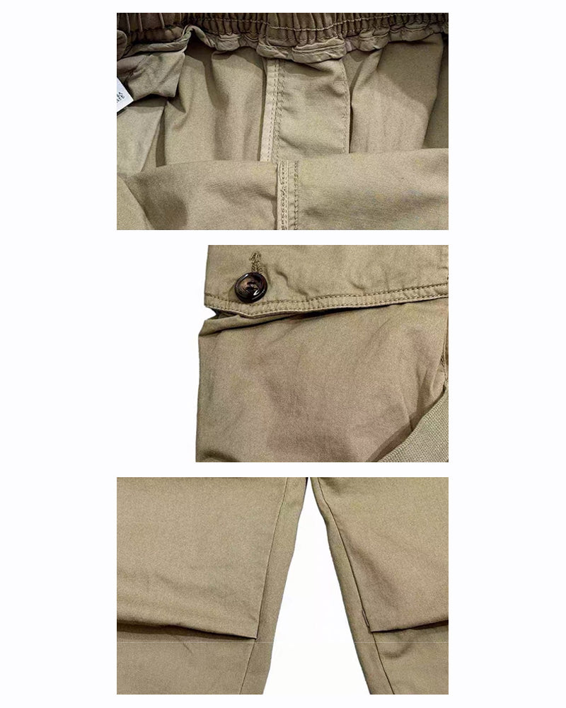 Retro Baggy Streetwear Wide Leg Cargo Pants