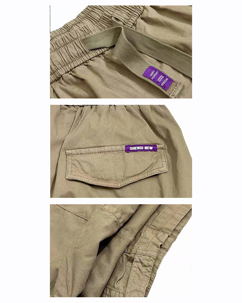 Retro Baggy Streetwear Wide Leg Cargo Pants
