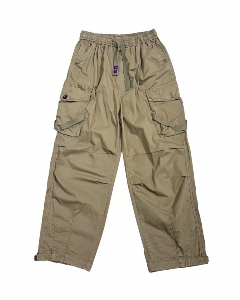Retro Baggy Streetwear Wide Leg Cargo Pants