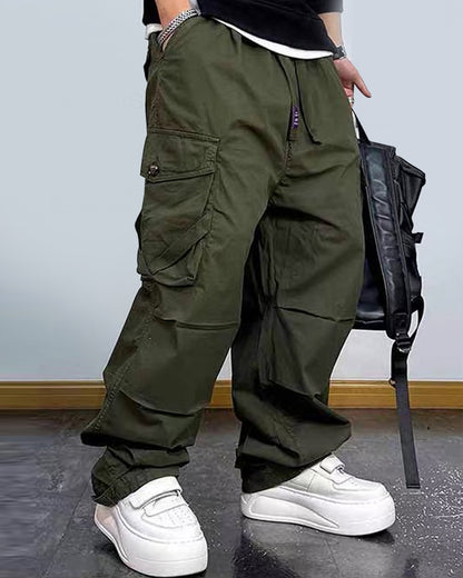 Retro Baggy Streetwear Wide Leg Cargo Pants