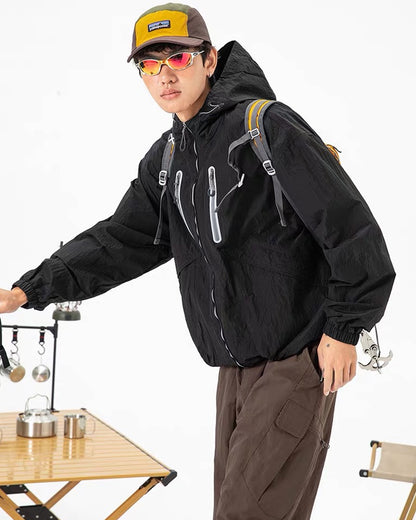 Ride Like the Wind Softshell Windbreaker Jacket