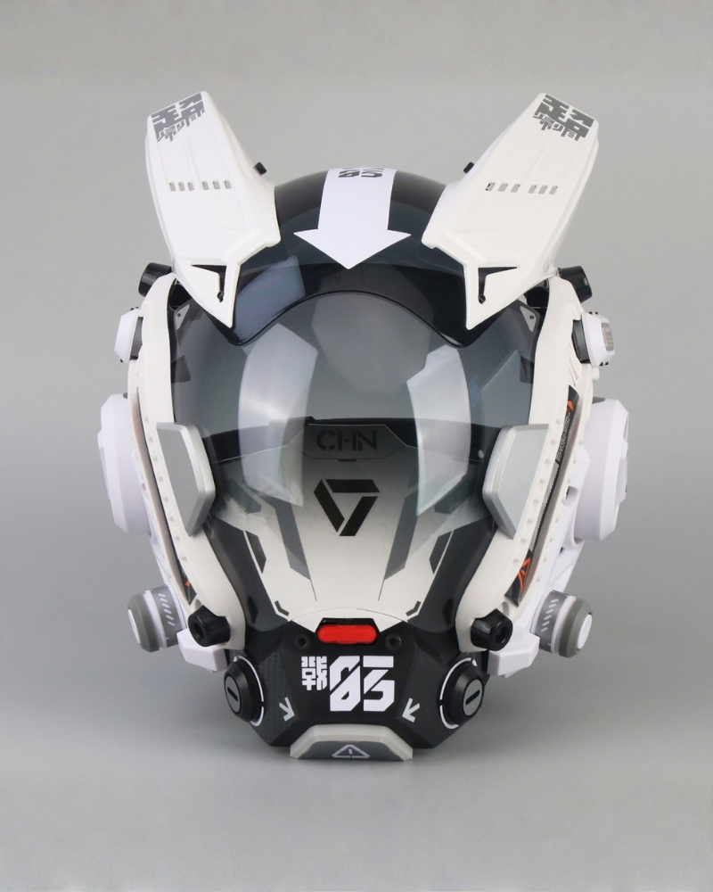 Sci-Fi Mechanical Cosplay Cyberpunk Helmet Mask