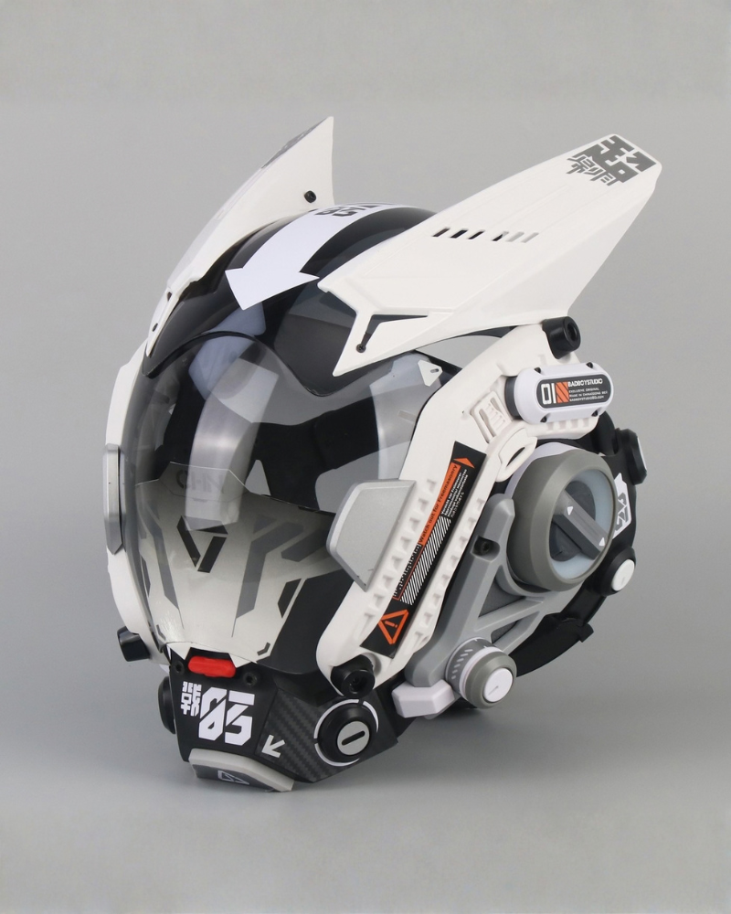 Sci-Fi Mechanical Cosplay Cyberpunk Helmet Mask