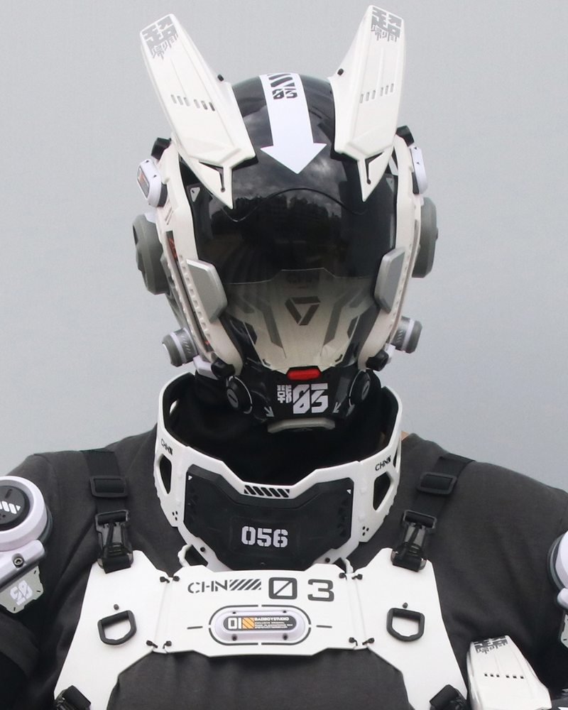 Sci-Fi Mechanical Cosplay Cyberpunk Helmet Mask