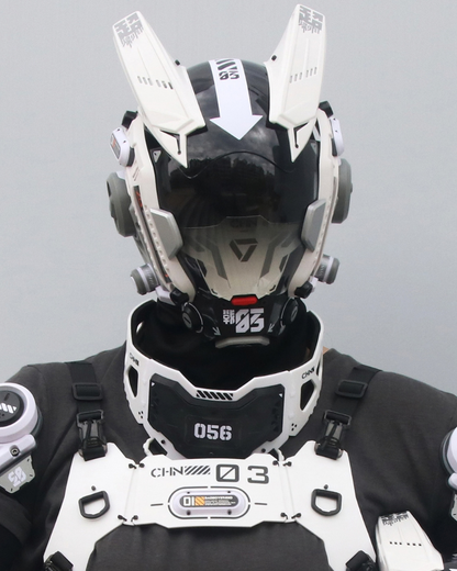 Sci-Fi Mechanical Cosplay Cyberpunk Helmet Mask
