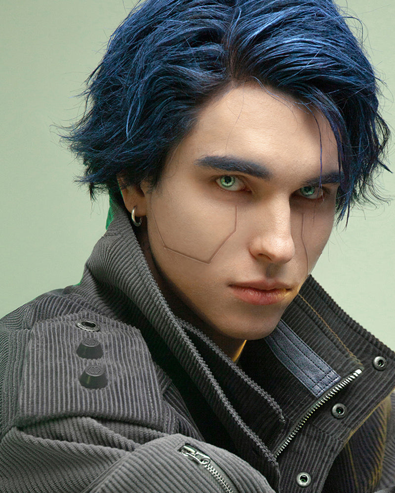 XIPHEVIL Cyberpunk Outfits Shadow Patrol Corduroy Jacket