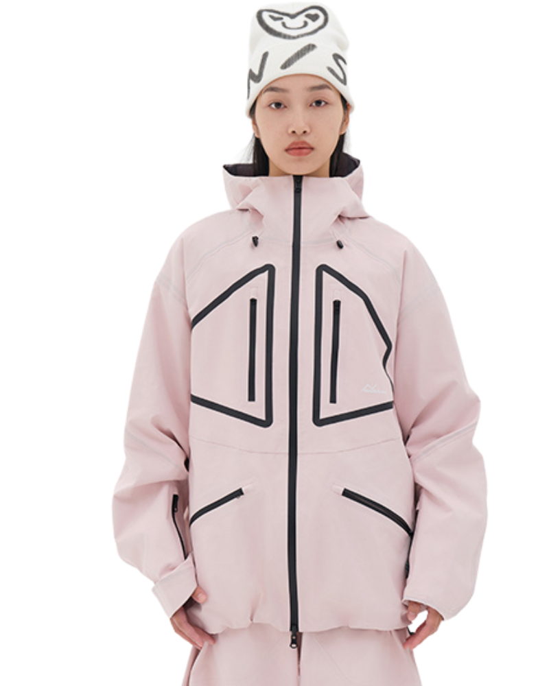 Ski Wear 3L Reversible Reflection Ski Jacket -Unisex