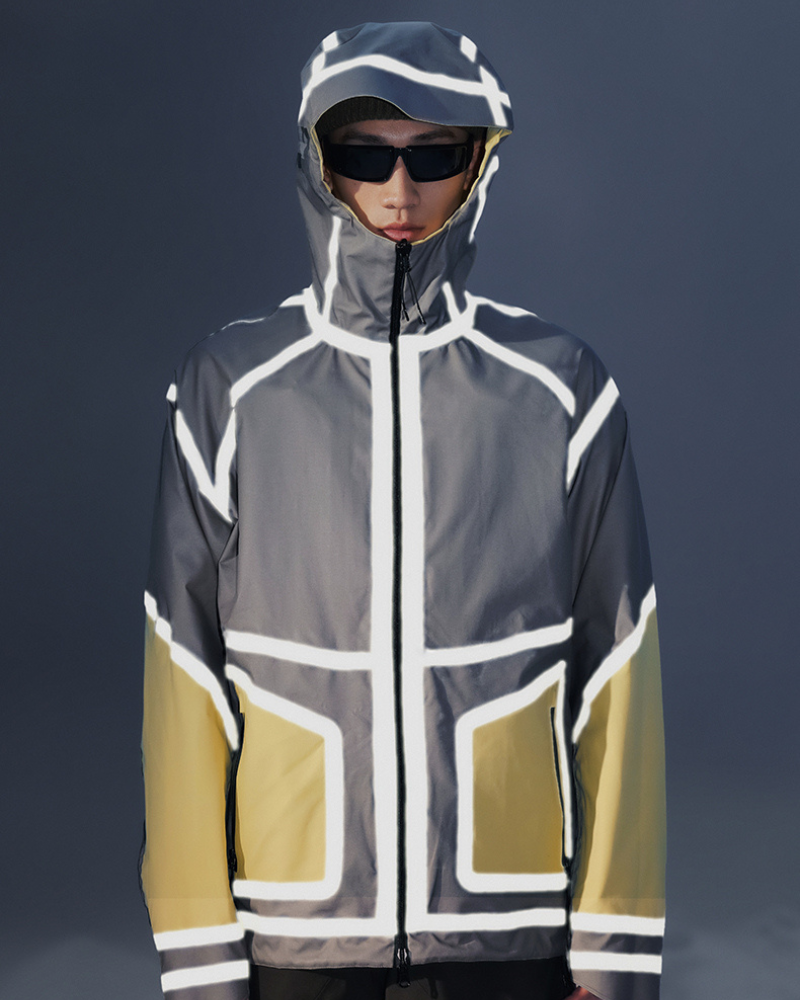 Ski Wear 3L Reversible Reflection Ski Jacket -Unisex