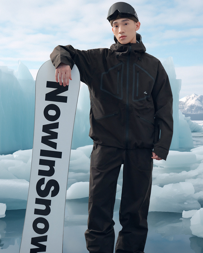 Ski Wear 3L Reversible Reflection Ski Jacket -Unisex