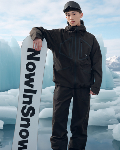 Ski Wear 3L Reversible Reflection Ski Jacket -Unisex