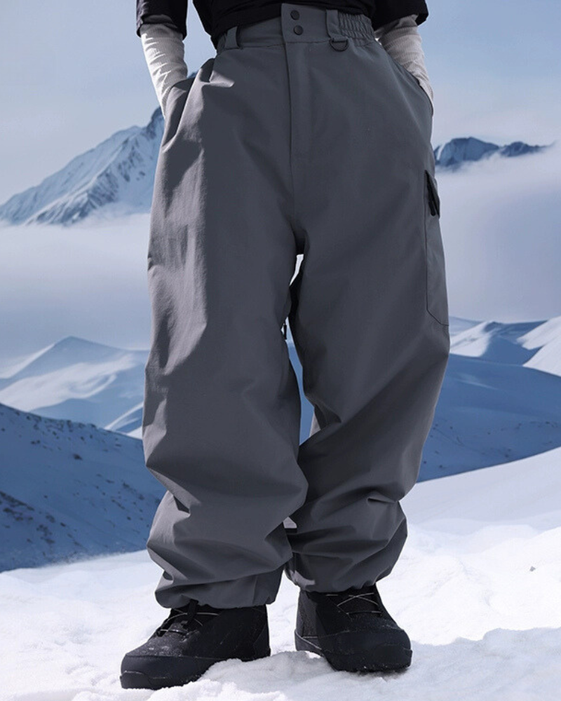 Ski Wear 3L Thick Baggy Snow Pants