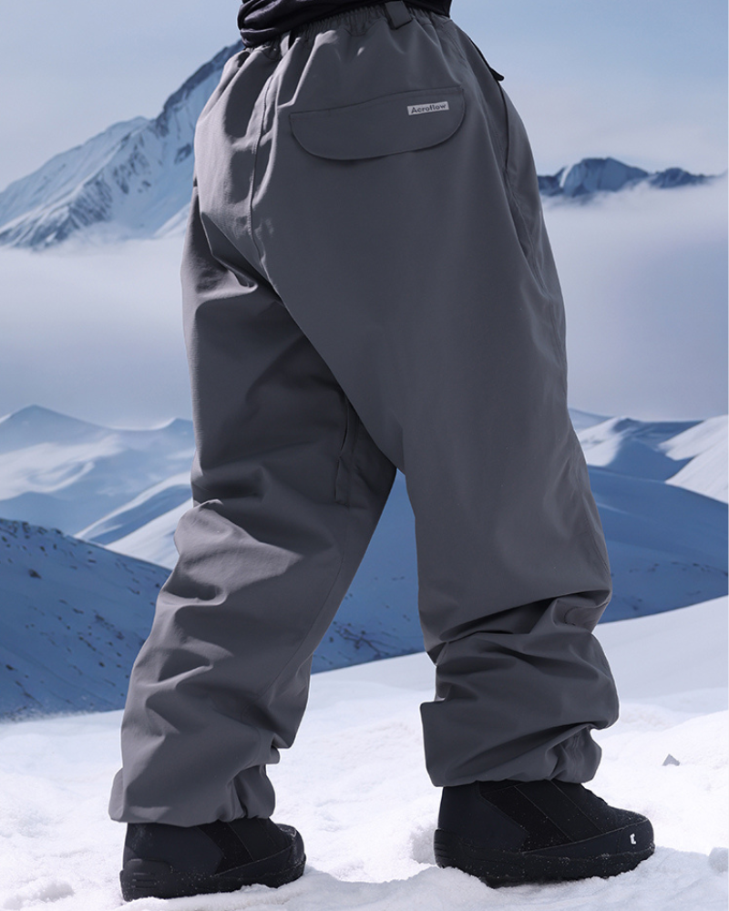 Ski Wear 3L Thick Baggy Snow Pants