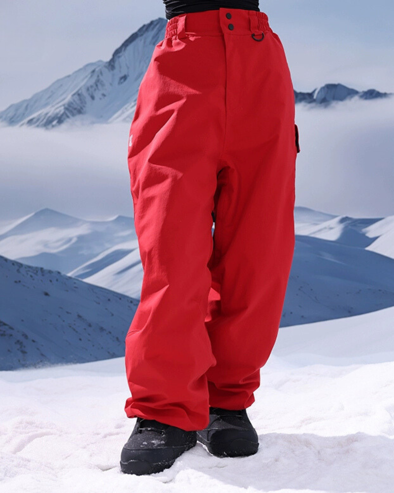 Ski Wear 3L Thick Baggy Snow Pants