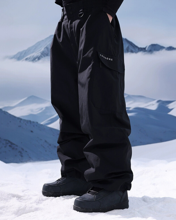 Ski Wear 3L Thick Baggy Snow Pants