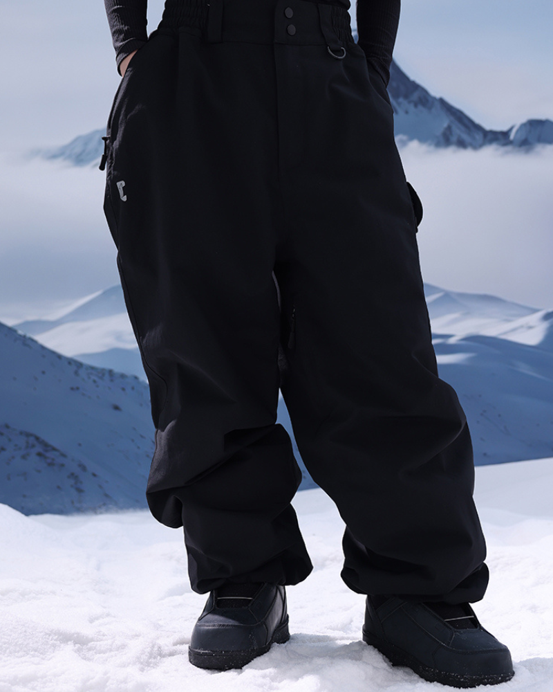 Ski Wear 3L Thick Baggy Snow Pants