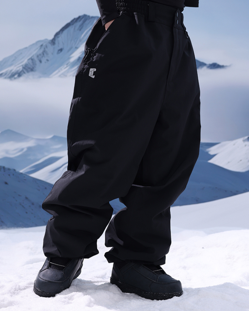 Ski Wear 3L Thick Baggy Snow Pants