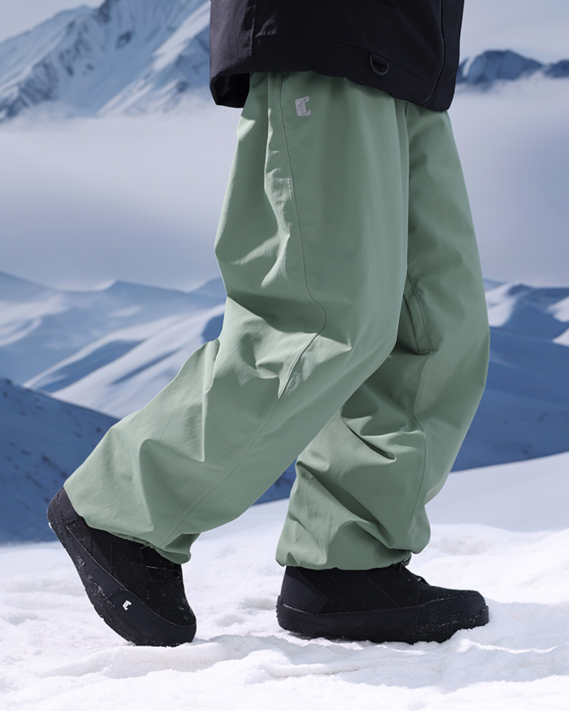 Ski Wear 3L Thick Baggy Snow Pants