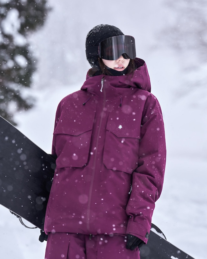 Ski Wear 3L Warm Waterproof Ski Jacket Cargo Pants Suit -Unisex (Single Unit Available)