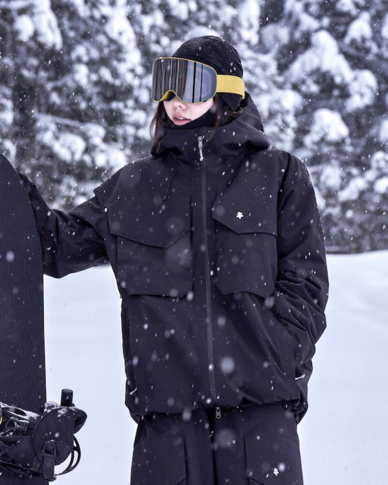 Ski Wear 3L Warm Waterproof Ski Jacket Cargo Pants Suit -Unisex (Single Unit Available)