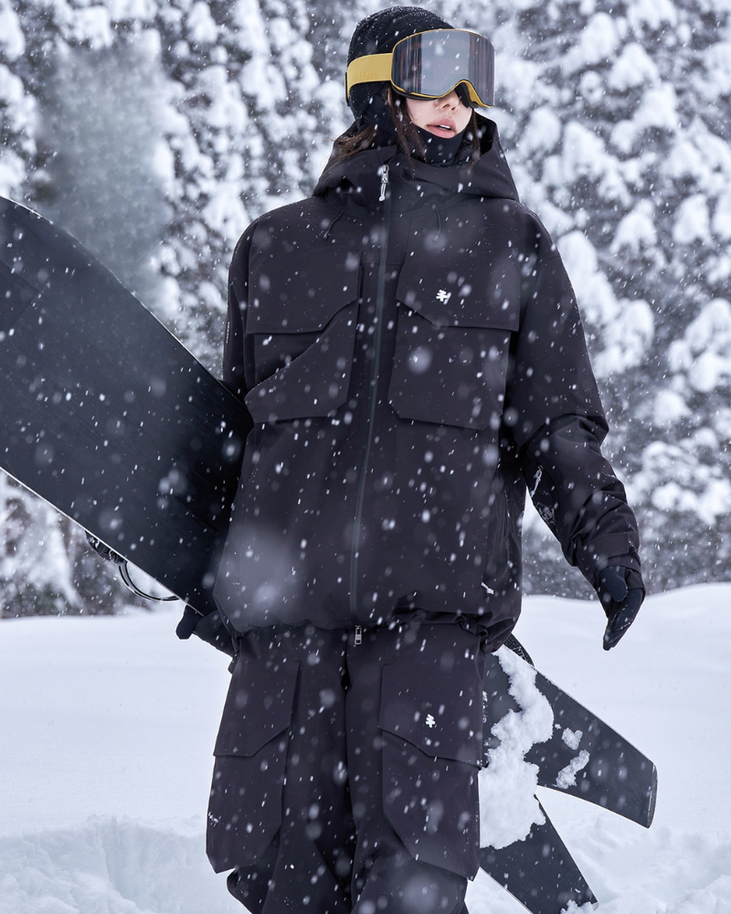 Ski Wear 3L Warm Waterproof Ski Jacket Cargo Pants Suit -Unisex (Single Unit Available)