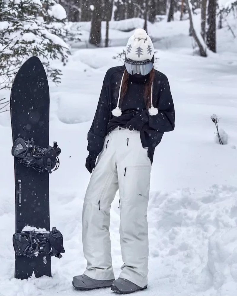 Ski Wear 3L Waterproof Warm Snowboard Ski Pants - Unisex