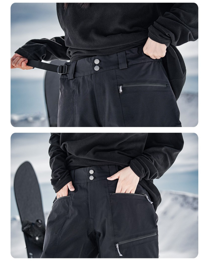 Ski Wear 3L Waterproof Warm Snowboard Ski Pants - Unisex