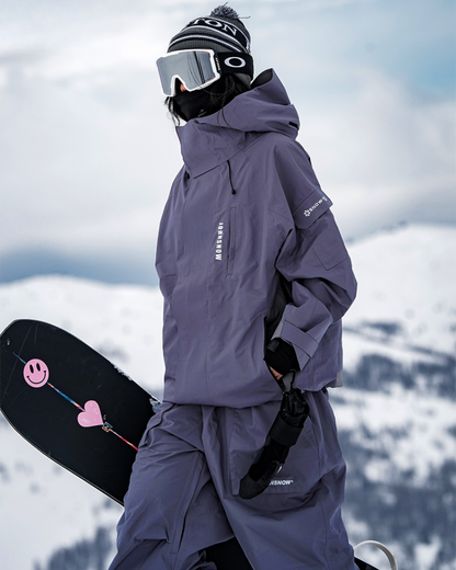 Ski Wear 3L Waterproof Windproof Hardshell Snowboard Suit -Unisex