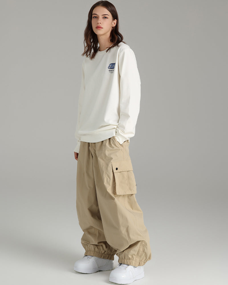 Ski Wear Snowboard Cargo Baggy Snow Pants - Unisex