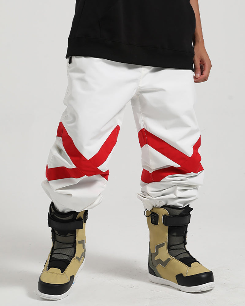 Ski Wear Baggy Reflective Snow Pants