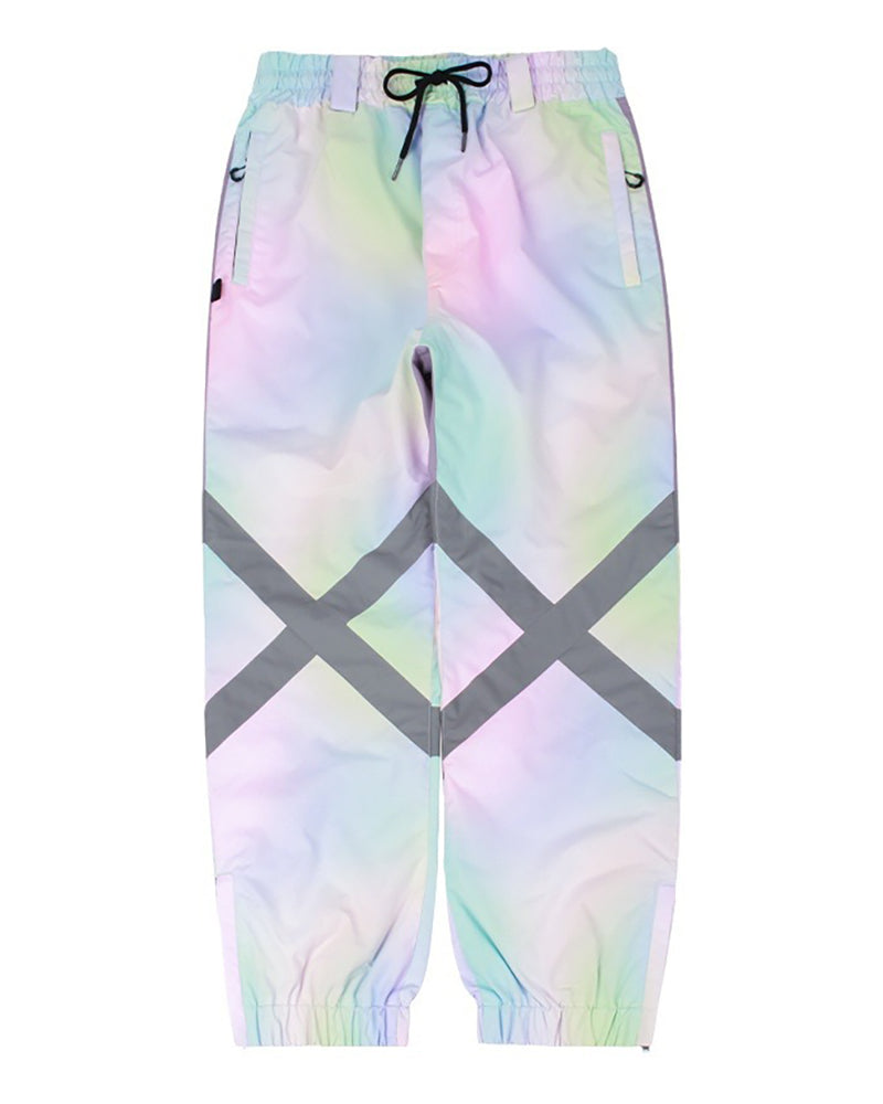 Ski Wear Baggy Reflective Snow Pants