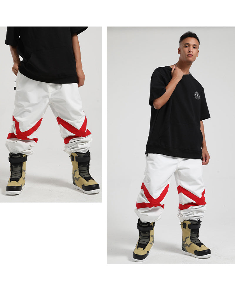 Ski Wear Baggy Reflective Snow Pants