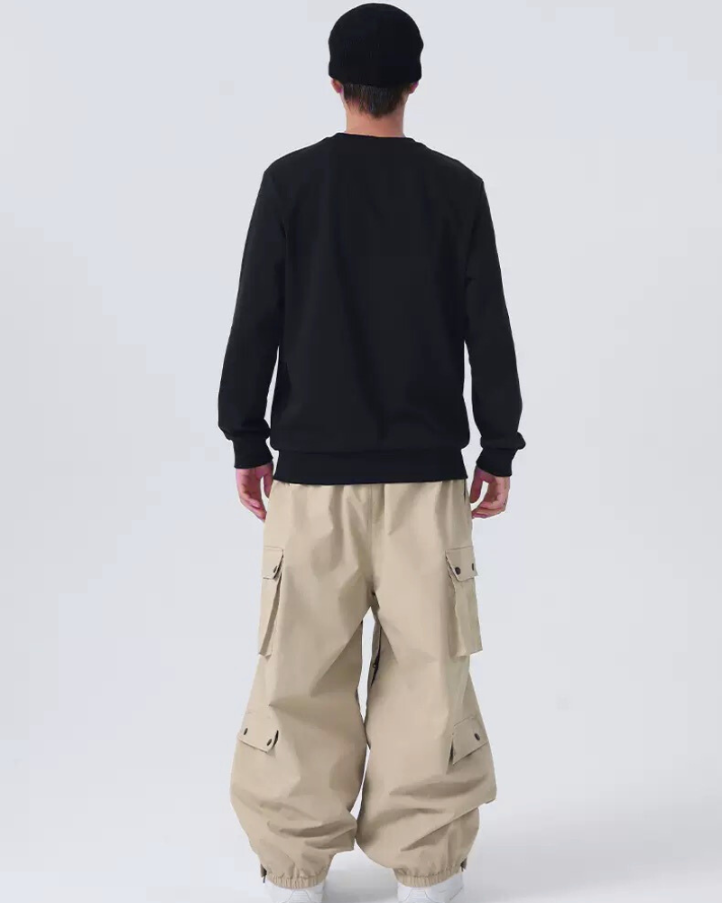 Ski Wear Baggy Snowboard Cargo Snow Pants - Unisex