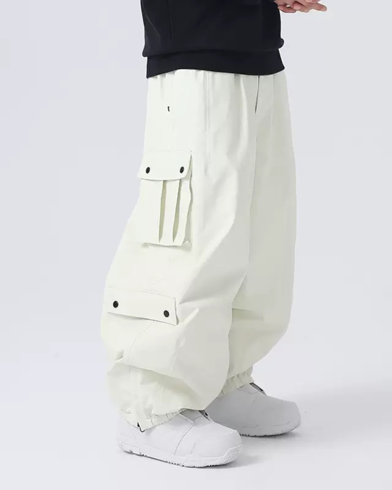 Ski Wear Baggy Snowboard Cargo Snow Pants - Unisex