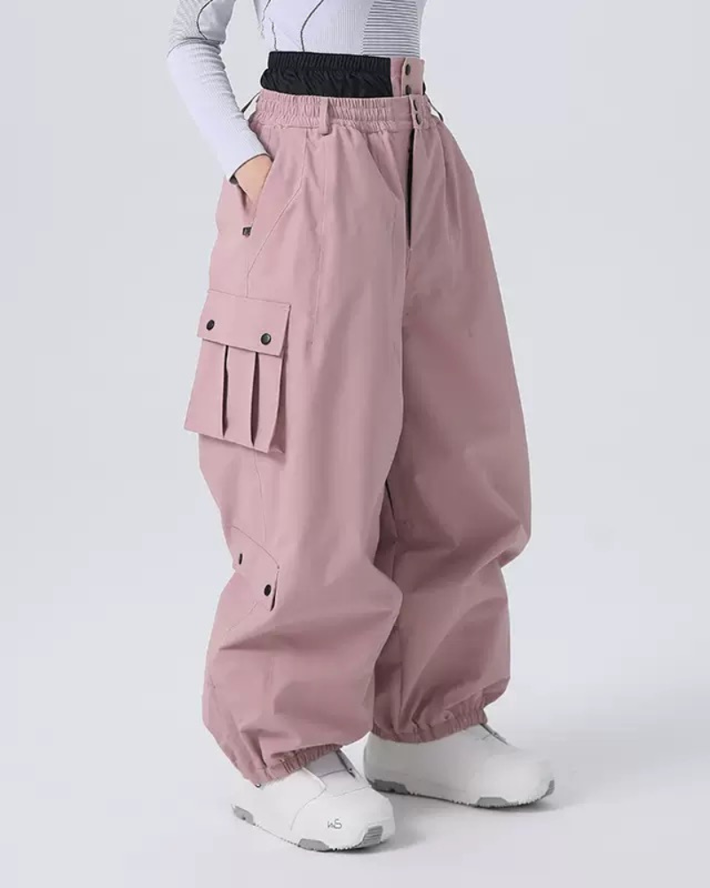 Ski Wear Baggy Snowboard Cargo Snow Pants - Unisex