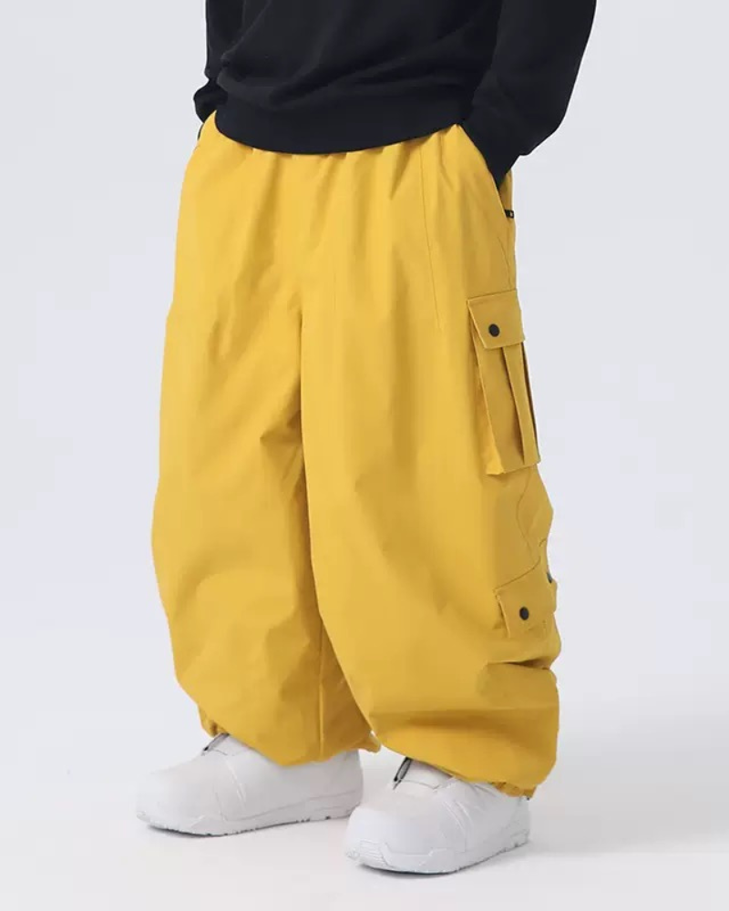 Ski Wear Baggy Snowboard Cargo Snow Pants - Unisex