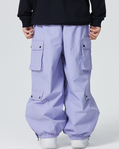 Ski Wear Baggy Snowboard Cargo Snow Pants - Unisex