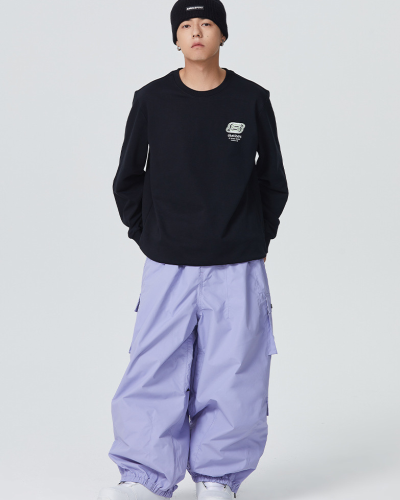 Ski Wear Baggy Snowboard Cargo Snow Pants - Unisex