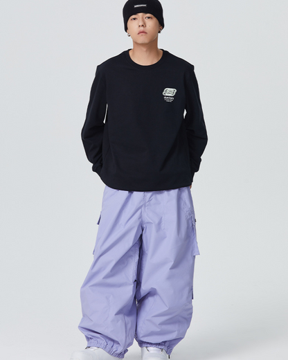 Ski Wear Baggy Snowboard Cargo Snow Pants - Unisex