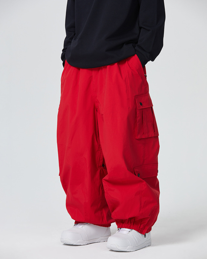 Ski Wear Baggy Snowboard Unisex Cargo Snow Pants