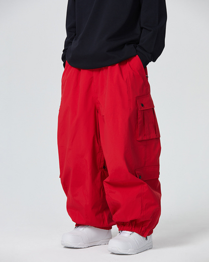 Ski Wear Baggy Snowboard Cargo Snow Pants - Unisex