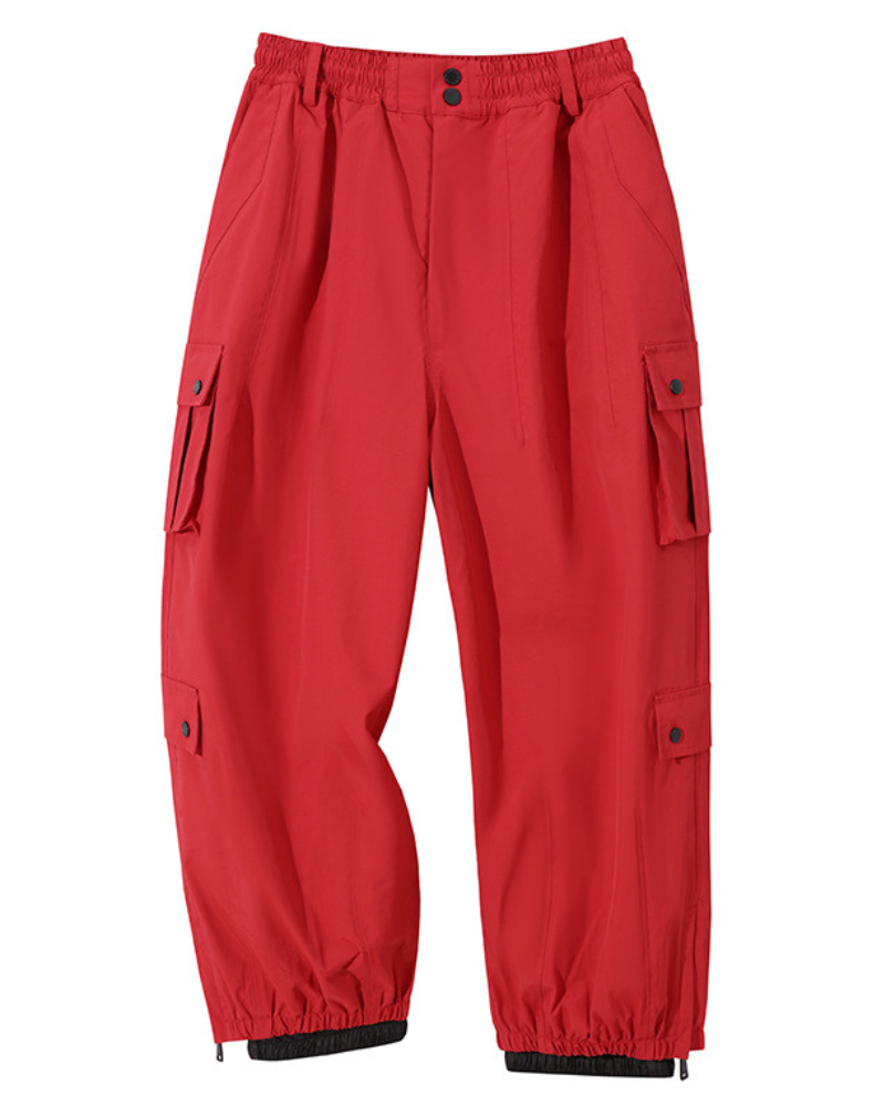 Ski Wear Baggy Snowboard Unisex Cargo Snow Pants