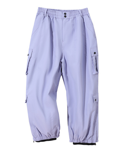 Ski Wear Baggy Snowboard Cargo Snow Pants - Unisex