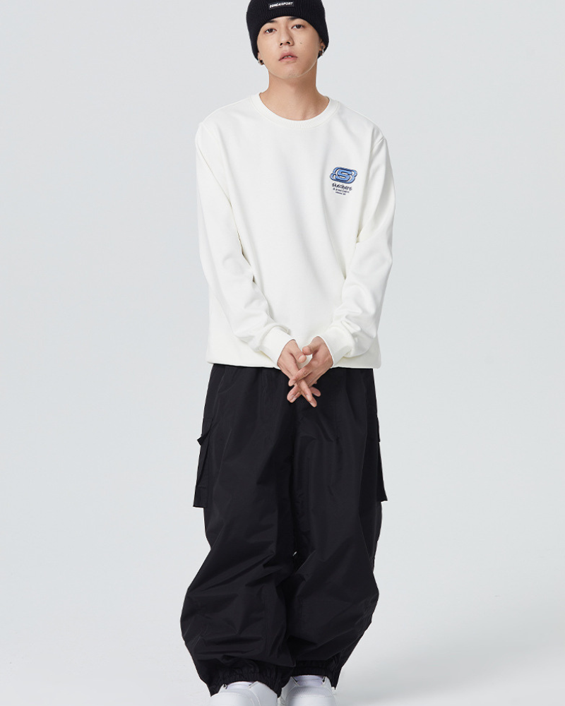 Ski Wear Baggy Snowboard Cargo Snow Pants - Unisex