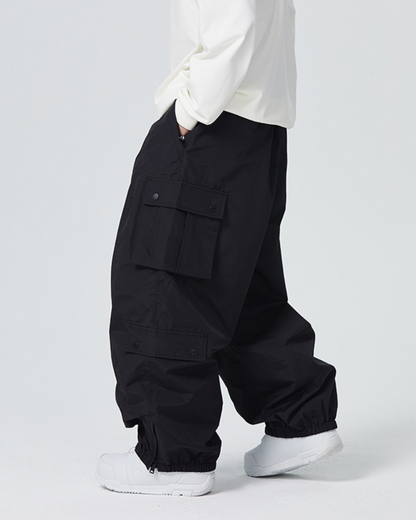 Ski Wear Baggy Snowboard Cargo Snow Pants - Unisex