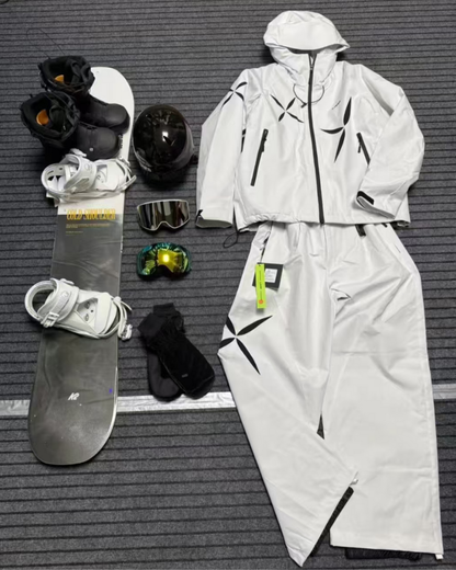 Ski Wear Starry Windproof Waterproof Ski Suit -Unisex