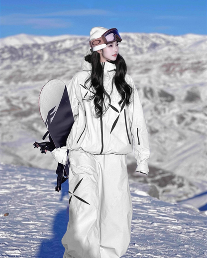 Ski Wear Starry Windproof Waterproof Ski Suit -Unisex