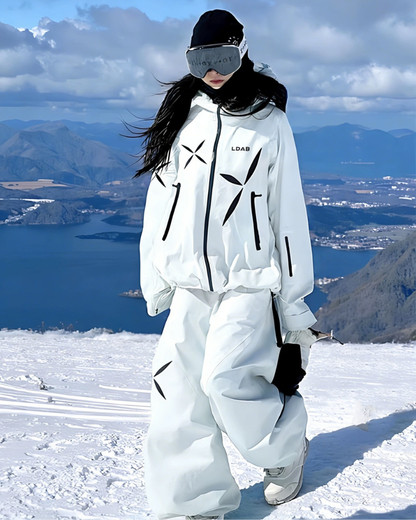 Ski Wear Starry Windproof Waterproof Ski Suit -Unisex
