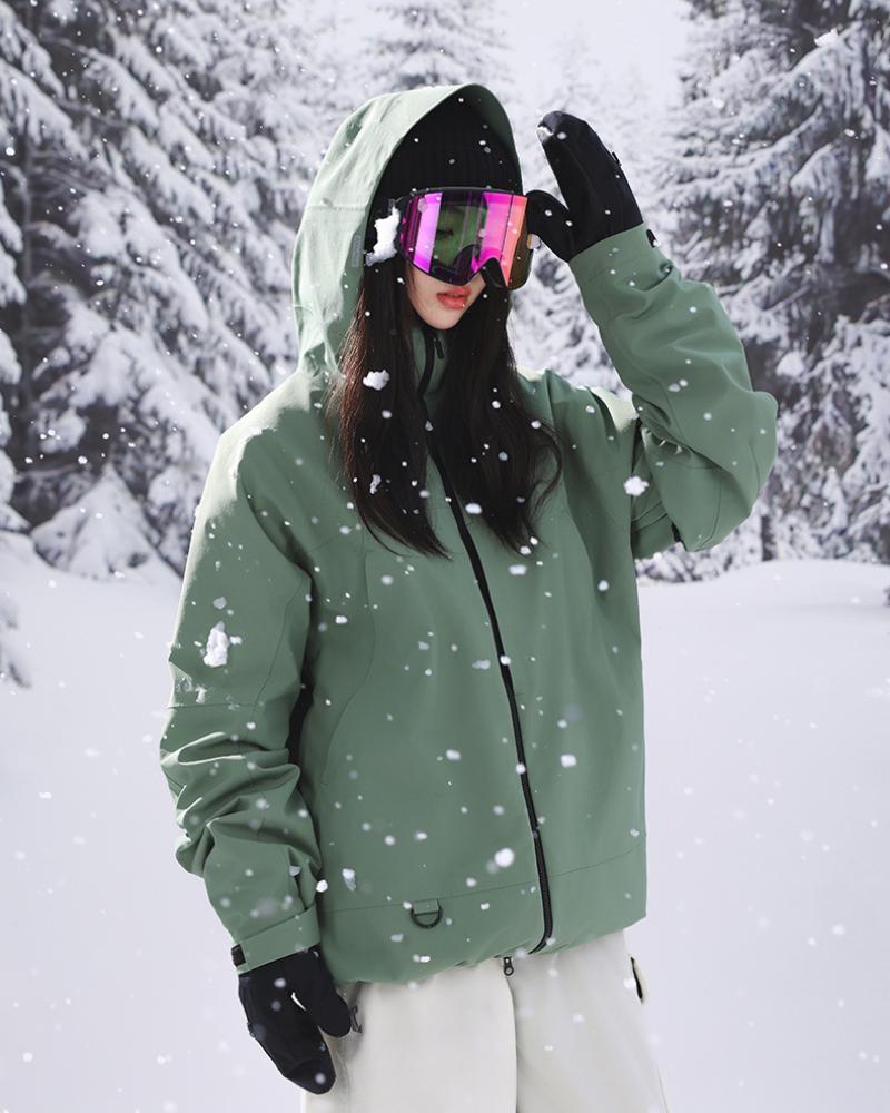 Ski Wear Breathable Waterproof 3L Snow Jacket - Women&